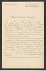 k.k. naturhistorisches Hofmuseum, Intendanzakten 1885-1896 (Hauer), Aktenzahl Z.539/1893, Seite 1